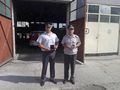 Двама пожарникари наградени с медал и почетен знак на МВР