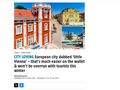Поглед отвън: Най-тиражният британски вестник „Сън“ рекламира Русе с изящна архитектура, ниски цени, древна история и... с някои пропуски
