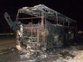 Автобус от морето към Русе изгоря по средата на пътя