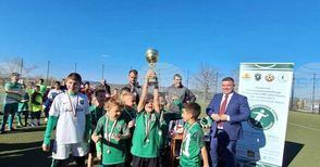 Най-младата формация на Лудогорец е шампион в първия детски футболен турнир "Лудогорска пролет" в Разград