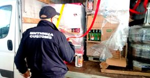 Над 1700 л алкохол без акцизни документи задържаха митнически служители от ТД Митница Русе