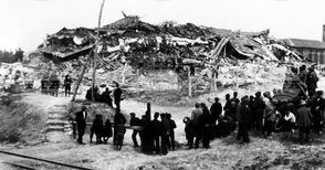 На 25 април 1928 г. е третото силно земетресение от поредица трусове, разрушили Пловдив и част от населените места в Южна България