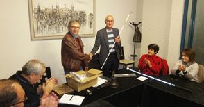 Лайънс клуб Русе отбеляза с дарение Международния ден на белия бастун