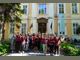 14-те куплета на "Върви, народе възродени" украсиха Гимназията по дървообработване в Русе