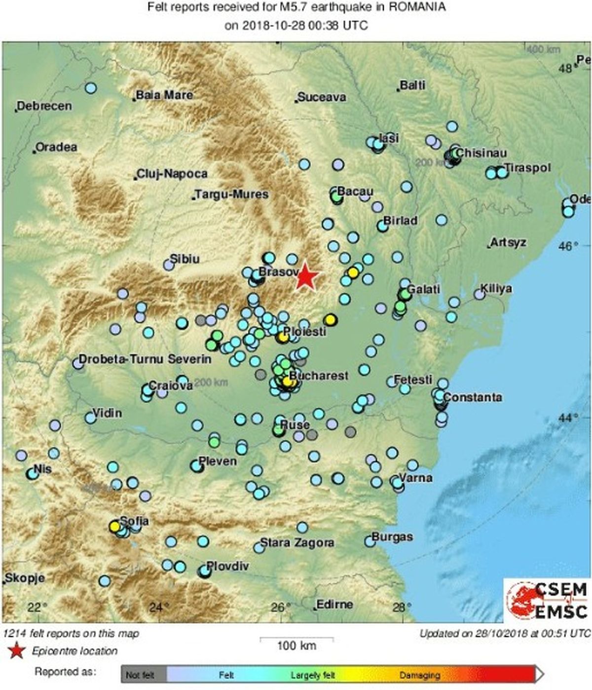 Сеизмолози след 5.8 от Вранча: Няма причини за тревога, 1-2 труса годишно са нормални