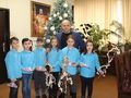Три двойки близнаци сурвакаха  кмета Стоилов за троен берекет