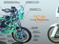 Русенска компания представи уникален мотоциклет с променлив наклон на вилката