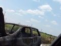 Автомобил се запали в движение и изгоря