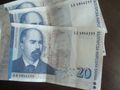Двадесетолевката остава  най-фалшифицираната банкнота