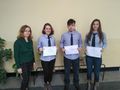Ученици от Математическата с първа награда от „Млад благотворител“