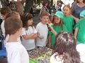 Деца месиха тесто и продаваха  какаови сладки на площада