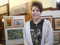 Деветокласничка откри първа изложба  в Гимназията по дървообработване