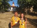 Баща и дъщеря шампиони по ориентиране в Хасково