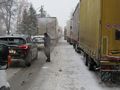 Обичайните заподозрени пак блокираха пътя Русе-Бяла в снега