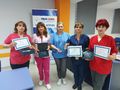 Болница „Канев“ награди пет сестри за активна работа по време на пандемията