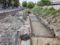 Почистват растителността е правят бетонно корито на река Беленска