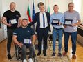 Спортният министър награди световните шампиони Християн Стоянов и Ружди Ружди