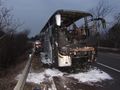 Резервоар с един тон гориво спасен от взрив при пожар на турски автобус до Бял