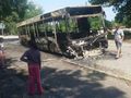 Шофьор спаси пътници от горящ автобус