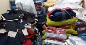 1800 фалшиви дънки, анцузи и други дрехи извадени от турски тир