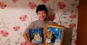 Русенка от Иркутск подари  4 картини на детска градина