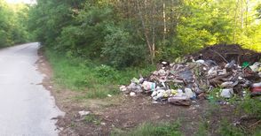 Ново незаконно сметище расте по пътя към бъдещата почивна зона край Чифлишкото езеро