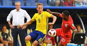 Англия намери място на полуфиналите след успех над Швеция