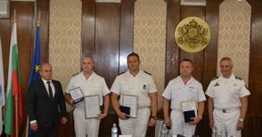 Трима моряци с награди от Стоилов за 139-годишнината на военния флот