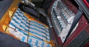 580 кутии цигари без документи спрени на път за Западна Европа