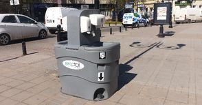 На 10 места в Русе вече има мобилни мивки със сапун и хартия