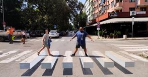 Художник донесъл от Флоренция идеята за първите 3D пешеходни пътеки в Русе