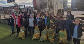 Екошампиони от „Йовков“ предадоха 70 чувала с отпадъци за рециклиране