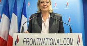 Националният фронт печели убедително евроизборите във Франция