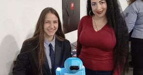 Робот и знания донесоха най-високото отличие на 11-класничка от МГ на национална олимпиада