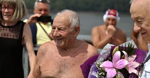 9 километра за 90-ия си юбилей преплува ветеранът Тодор Керчев-Пана