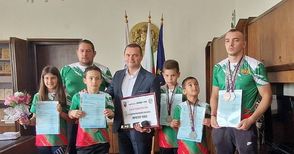 Кметът награди медалисти от големи първенства по джу-джицу