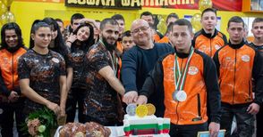 Русе посрещна европейските си герои в щангите Ангел и Джан