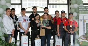 Общо 18 ученици спечелиха медали от Националното състезание "Най-добър млад строител"