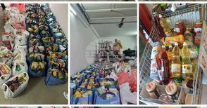 Младежи от Велико Търново събраха и дариха хранителни продукти на 13 семейства в нужда за Великден