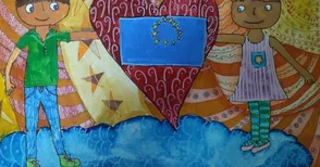 400 рисунки представени в конкурса „Аз, ти, той - ние сме Европа“