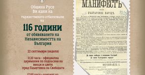 Русе отбелязва Независимостта пред Паметника на свободата