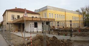 Стените на русенския затвор се показаха в строителен изкоп