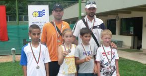 Вицетитла за тениса на „Приста“ в отборното за деца до 10 г.