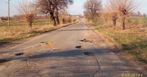 Дупки правят непроходим пътя  между Ветово и Смирненски