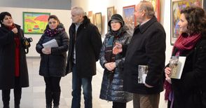 Сърби пропътуваха стотици километри, за да донесат живописна изложба