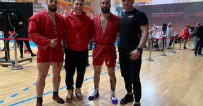 Русенските спартаковци с първи държавни медали по бойно самбо