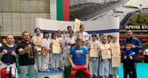 Младите каратисти на  „Ипон“ с куп медали в Бургас