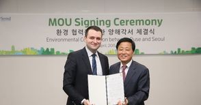 Карапчански подписа меморандум за сътрудничество между Русе и Сеул