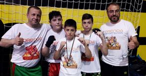 Сребро и бронз за кикбокса в „Хелиос“