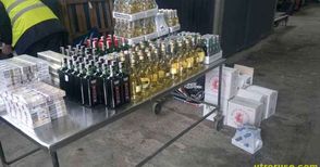 Силистренски „сватбари“ натоварили бус със 135 литра алкохол за Англия